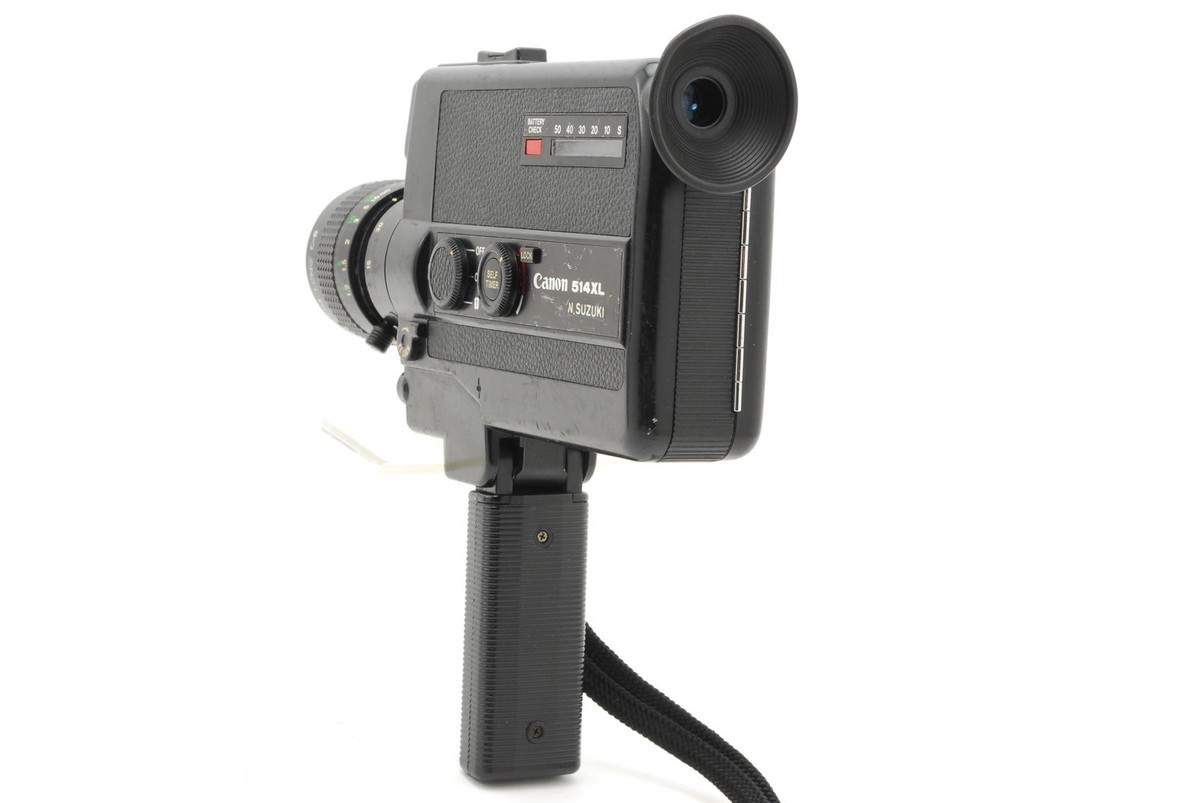 EXCELLENT+5】Canon 514XL Super 8 8MM Zoom 9-45mm F/1.4 Film Camera