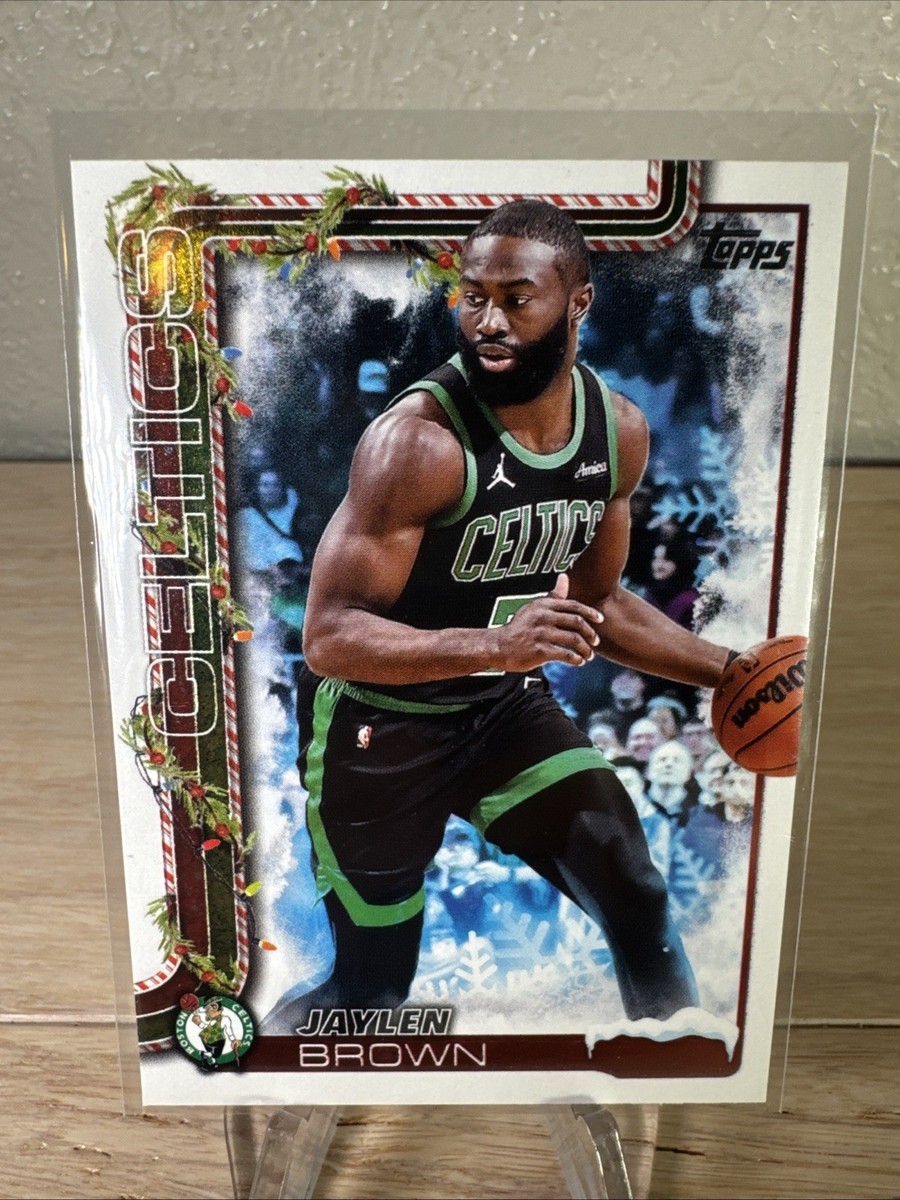 2025-26 Topps Holiday #SSV-JT Jaylen Brown SSP IMAGE VARIATION