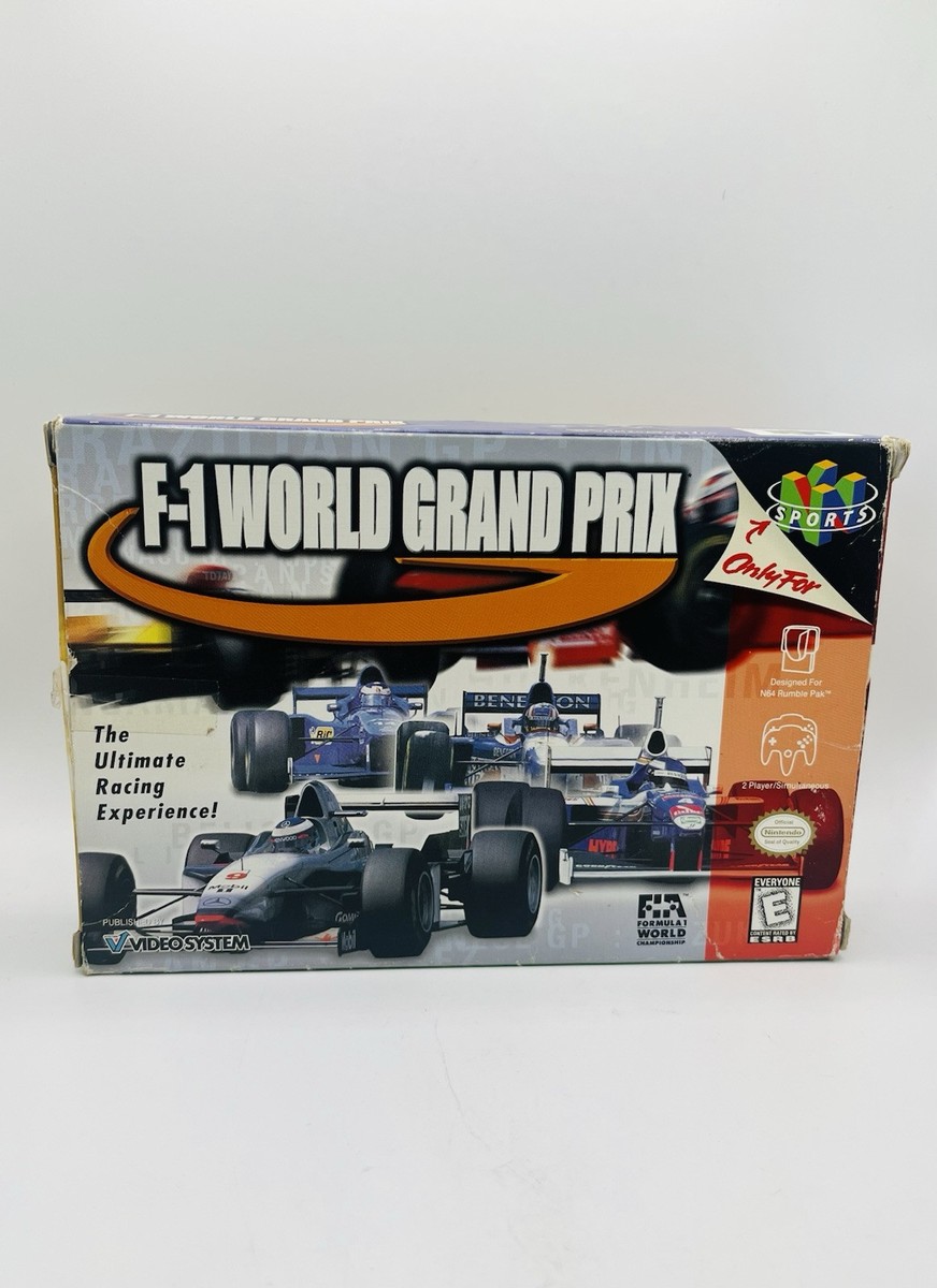 F-1 World Grand Prix Nintendo 64 N64 Racing Game CIB Authentic