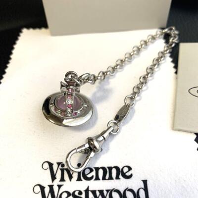 Vivienne Westwood Bracelet Orb Silver/Pink NO BOX [EJ912 | eBay