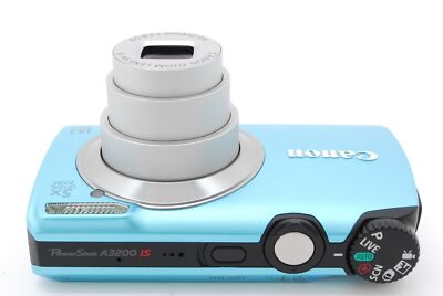 Canon PowerShot A3200 IS 14.1MP Digital Point & Shoot Camera Blue