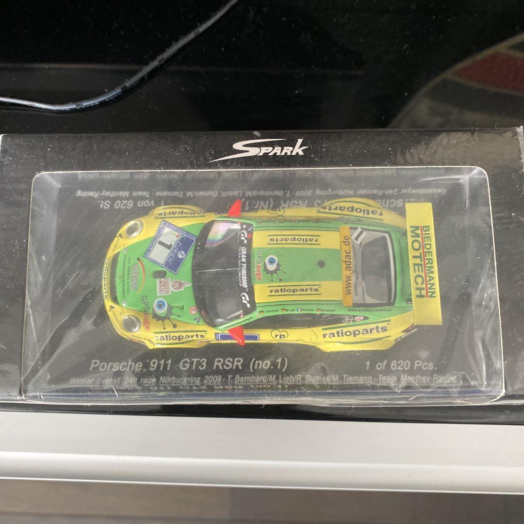 ミニカー MantheyRacing Porsche 911 GT3 RSR 2007 ミニカー