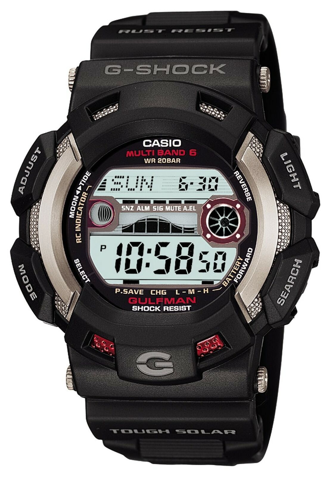 Casio G-shock Gulfman Black Men's Watch - GW-9110-1JF for sale