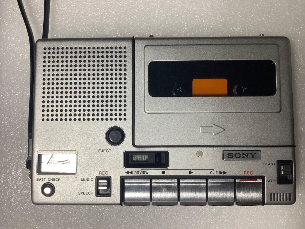 Sony cassette-corder TC-150 mono portable book type fully serviced