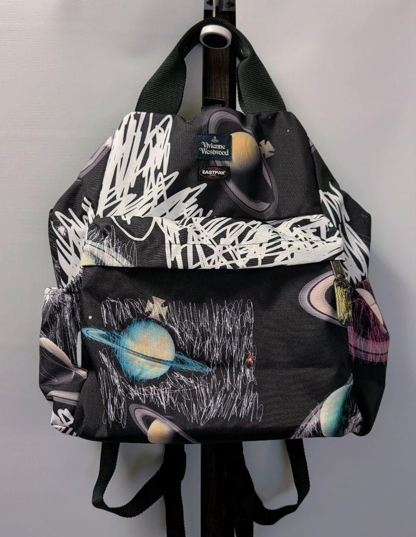 Vivienne Westwood Eastpak Jessica Bag Backpack space ort zip logo