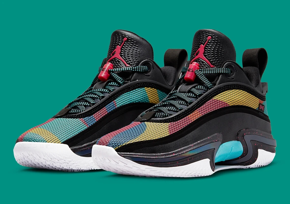 Size 13 - Air Jordan 36 Low Black Multi-Color for sale online | eBay