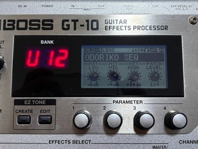 Boss GT-10 Multi Guitar Effects Processor Effect Pedal with Power