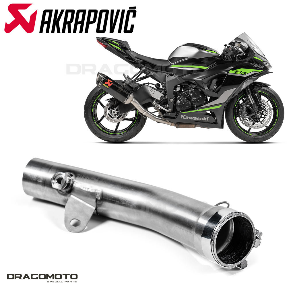 KAWASAKI NINJA ZX-6R 2023-2024 link pipe AKRAPOVIC RC L-K6SO8/2 | eBay