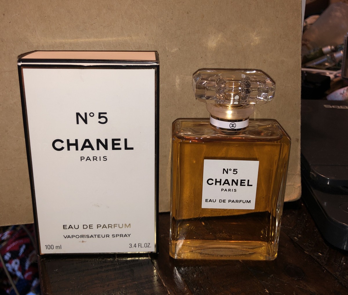 CHANEL No. 5 Paris Eau De Parfum EDP 3.4 oz / 100 ml, NEW | eBay