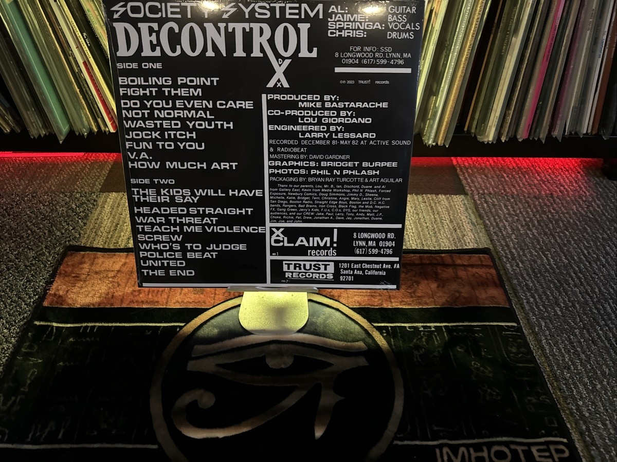 SSD - SS Decontrol The Kids Will Have Their Say LP Orange Vinyl