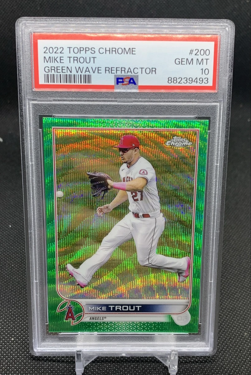 Mike Trout 10 Graded Baseball Sports Trading Cards & Accessories