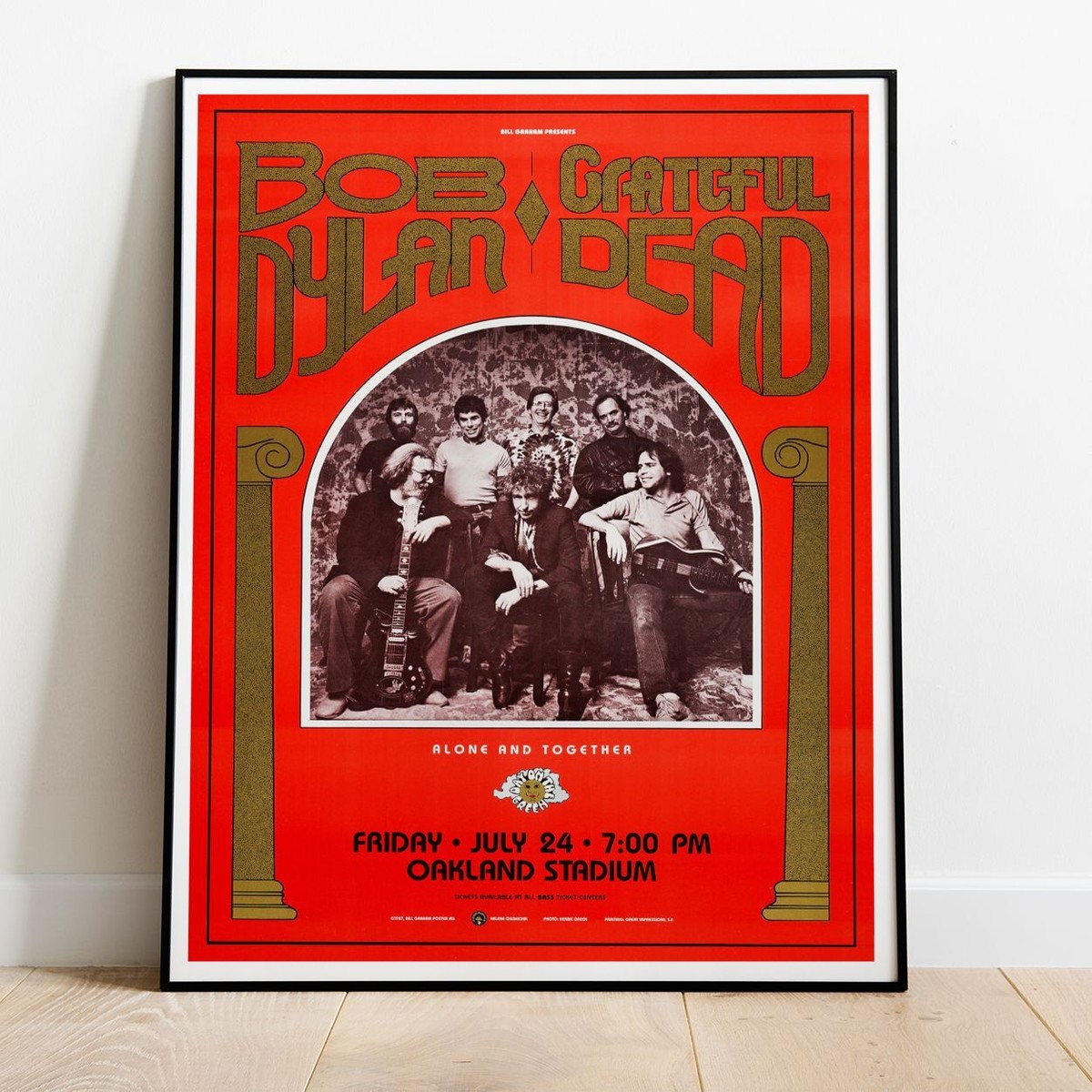 Bob Dylan & Grateful Dead 1987 Tour Poster - Live #74 | eBay