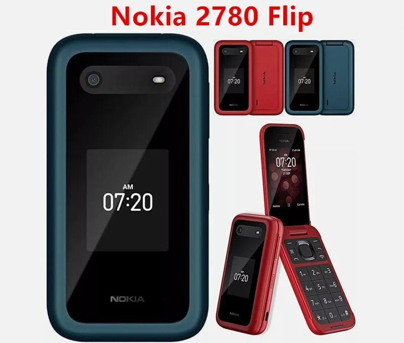 Nokia 2780 Flip 4G LTE WIFI 512MB GSM Big Keyboad 2.7