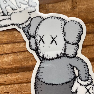 Brand New KAWS OriginalFake Sticker MEDICOM TOY Promotional Item