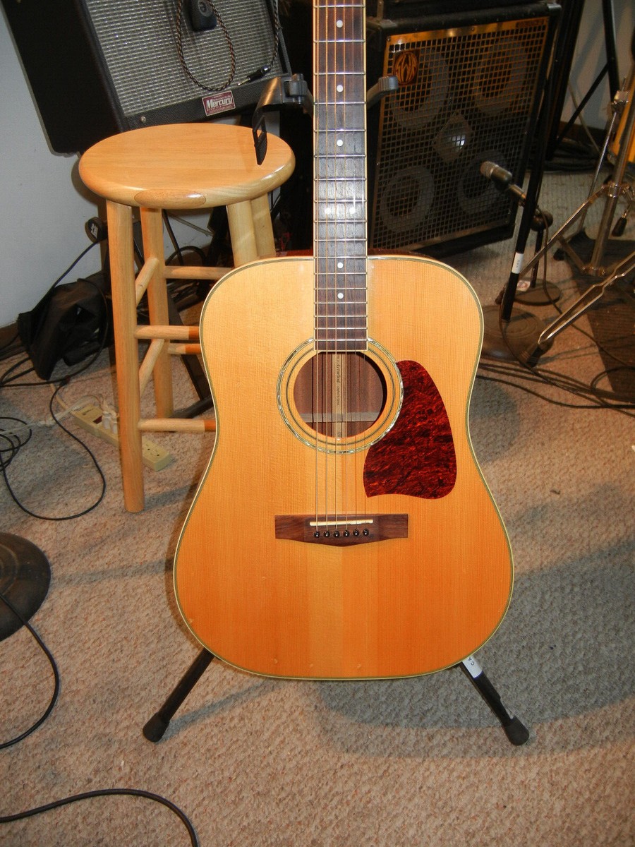 Ibanez AW100 Artwood Acoustic Guitar w/hard shell case | eBay