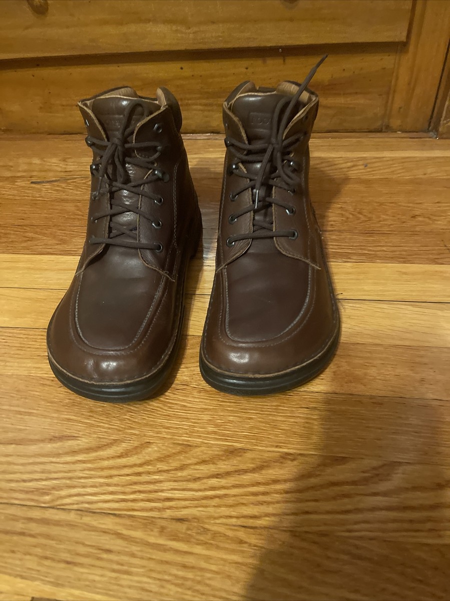 Footprints by Birkenstock Brown Leather Boots Men's Size US13/AU46