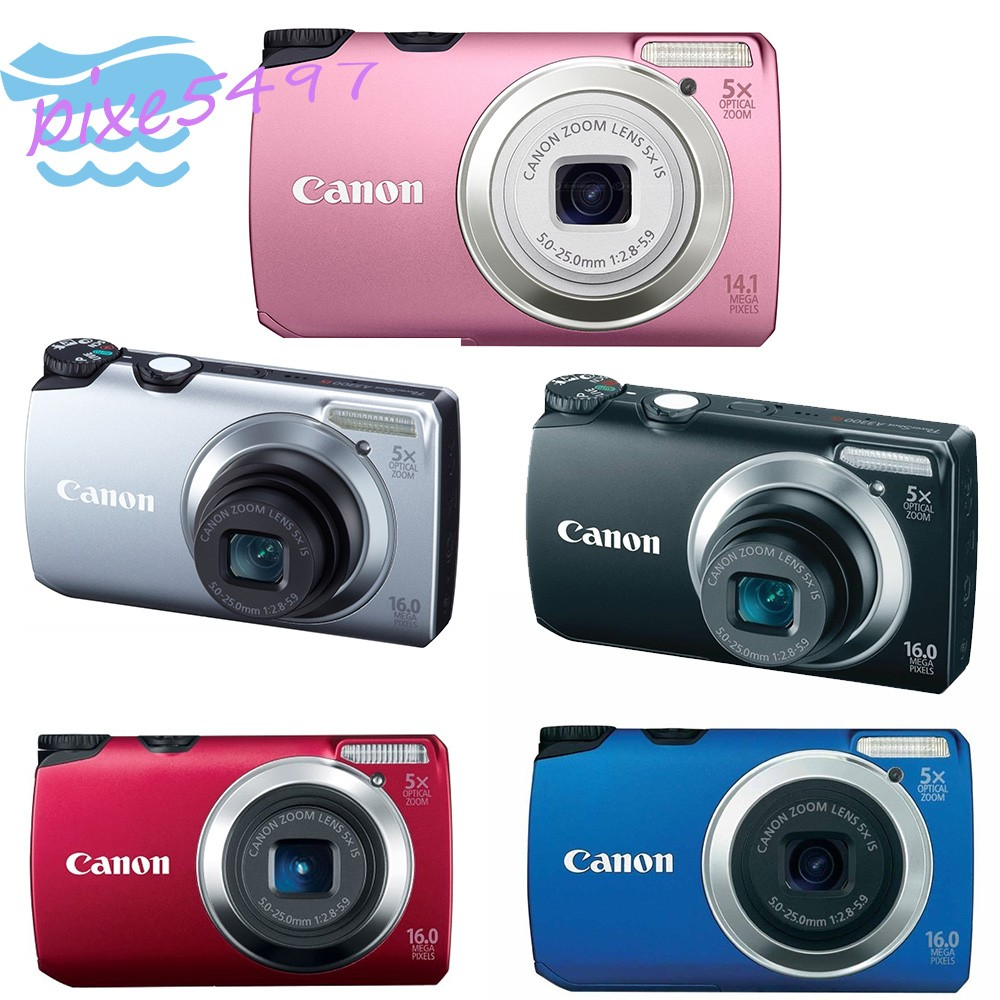 Canon PowerShot A3300 IS Digital Camera 16.0 MP 5x Optical Zoom