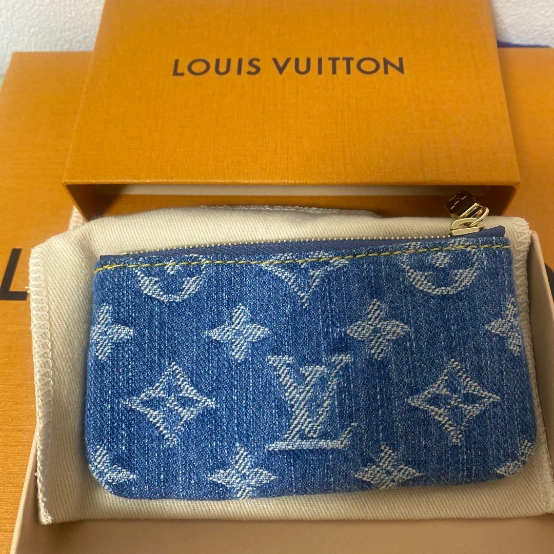 Louis Vuitton x Takashi Murakami 2025 Cherry Denim Monogram Key