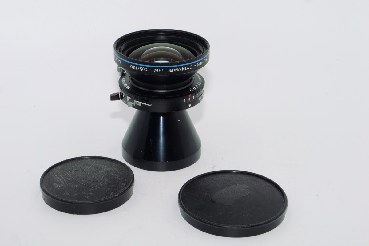Schneider Super-Symmar HM 150mm f/5.6 MC Standard lens. Copal #1