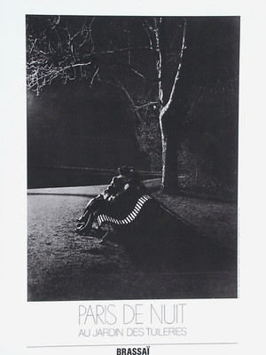BRASSAI Paris de Nuit au Jardin des Tuileries 1932 Screen Printing