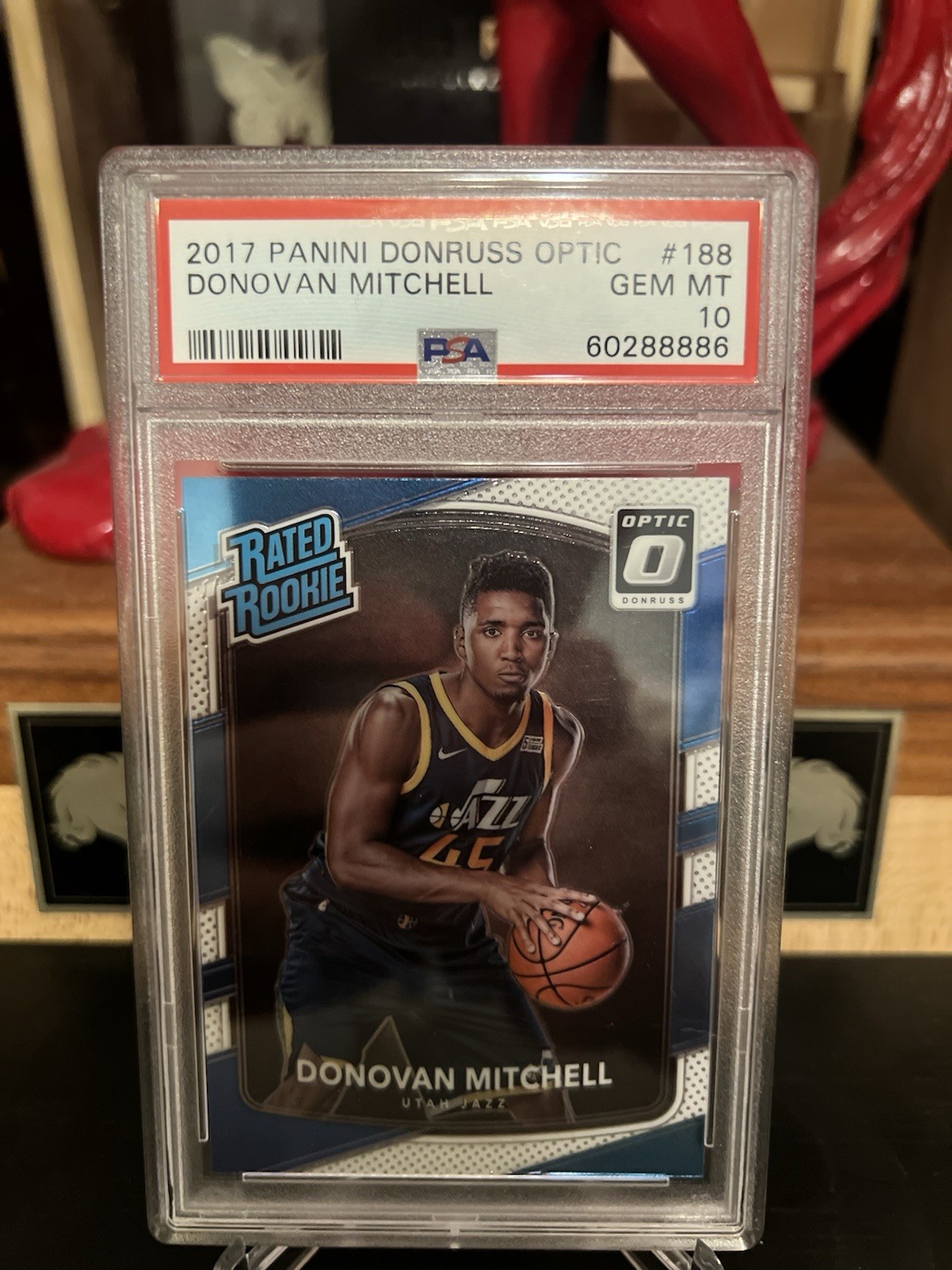 PSA10 ドノバンミッチェル ホロシルバープリズム 2017オプティック