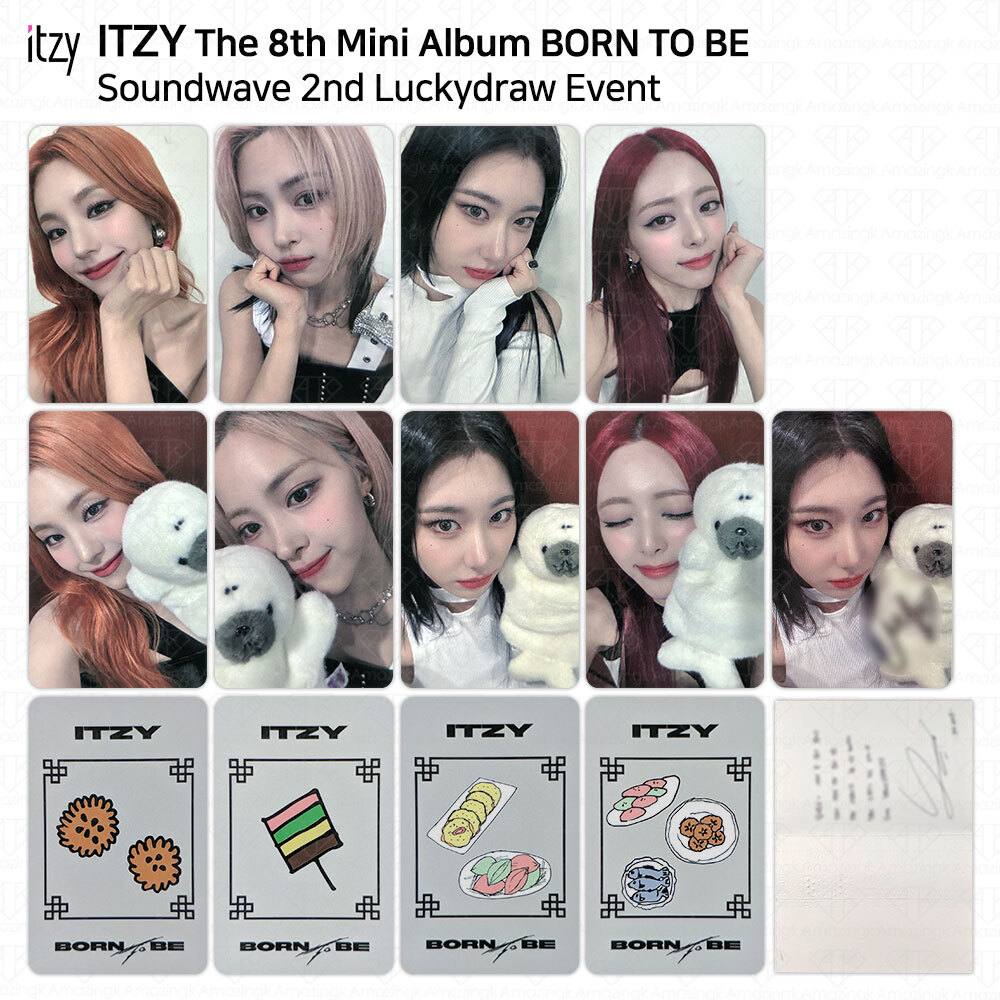 ITZY 8th Mini Album Born To Be Soundwave 2nd Luckydraw Photocard
