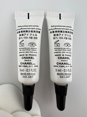 2 X CHANEL Hydra Beauty Micro Gel Yeux 3 ml/0.1 fl oz. SAMPLE