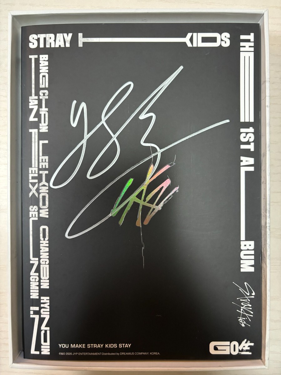 STRAY KIDS [GO LIFE] FELIX Autographed Signed Album STRAYKIDS GO生