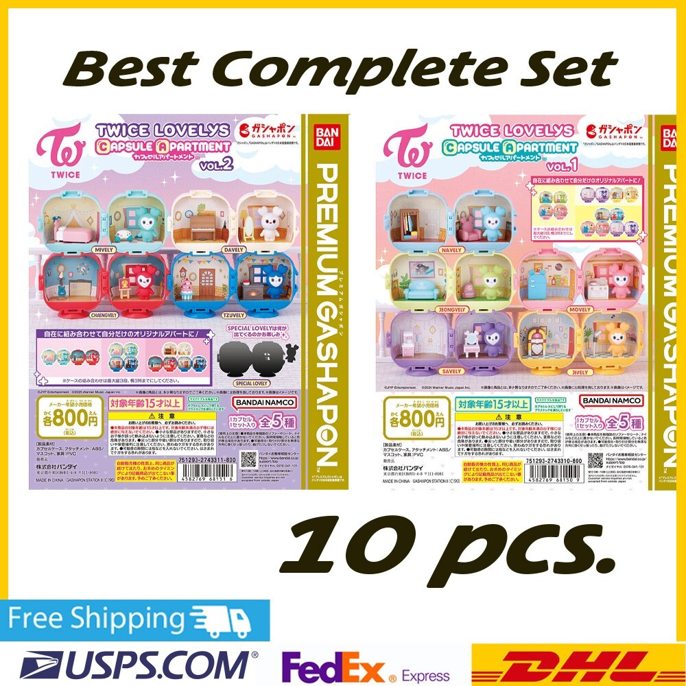 TWICE LOVELYS CAPSULE APARTMENT vol.1 & vol.2 / capsule toy