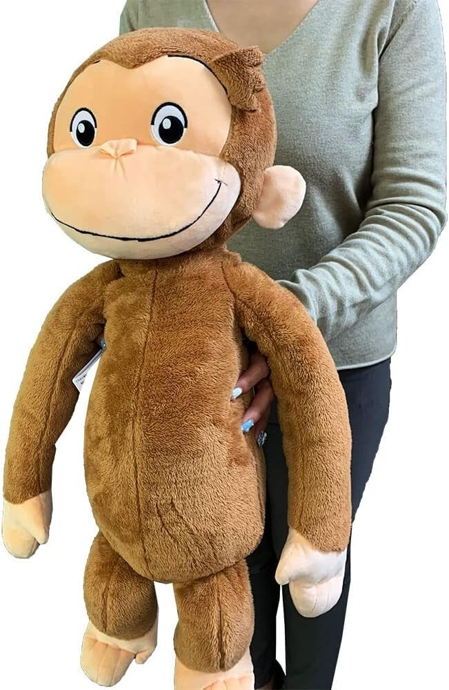 Curious George Giga jumbo Fluffy Plush Doll Stuffed Toy 20-in SEGA