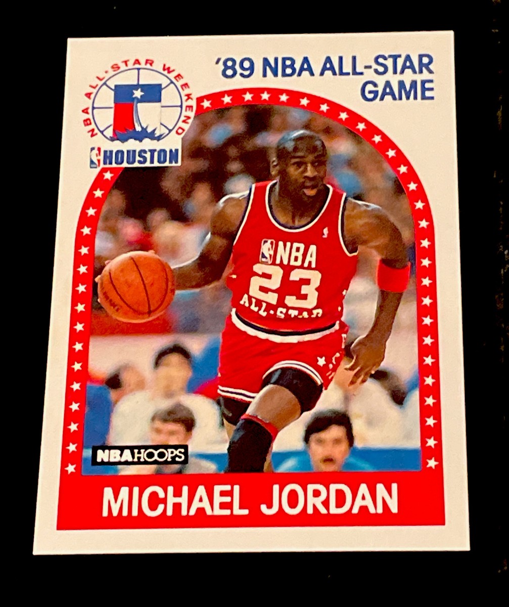 1989-90 NBA Hoops Michael Jordan All-Star card #21 - Hall of Fame