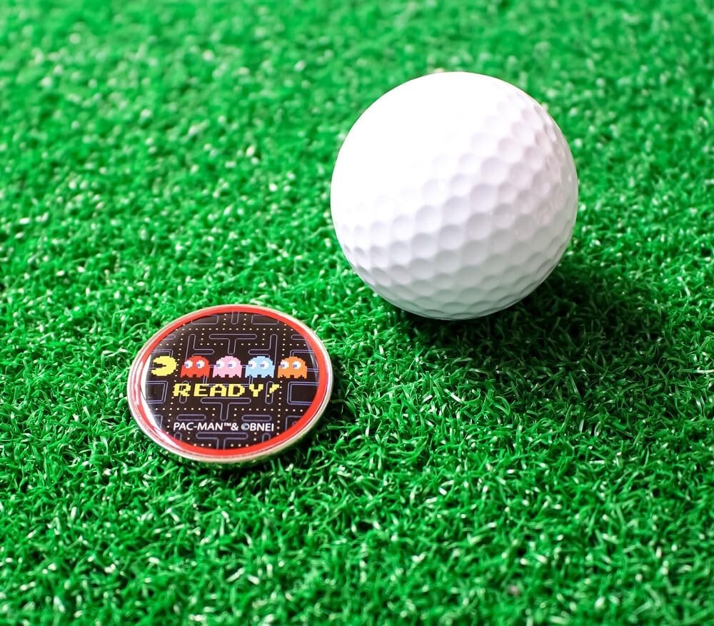 GOLF BALL MARKER PAC MAN RED NEW JAPAN GAME | eBay