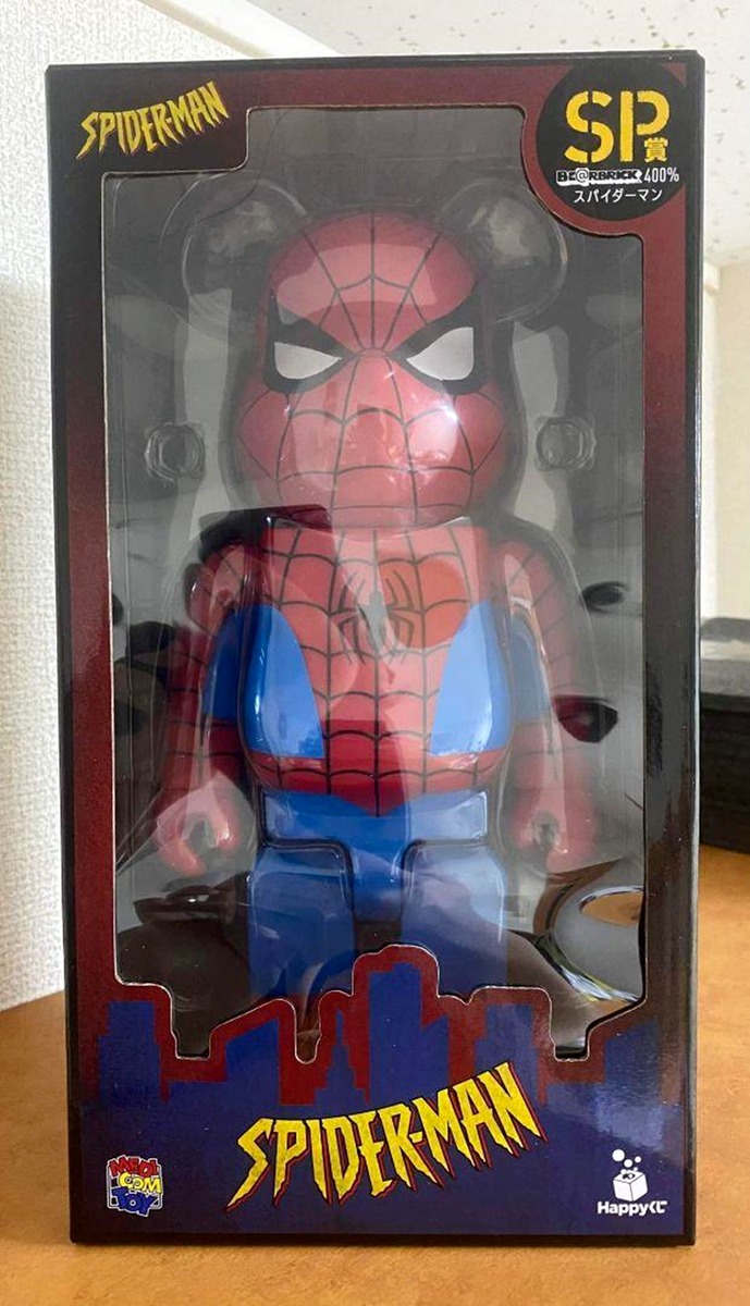 MEDICOM TOY BE@RBRICK Bearbrick Spider Man 400% Spiderman Toy | eBay