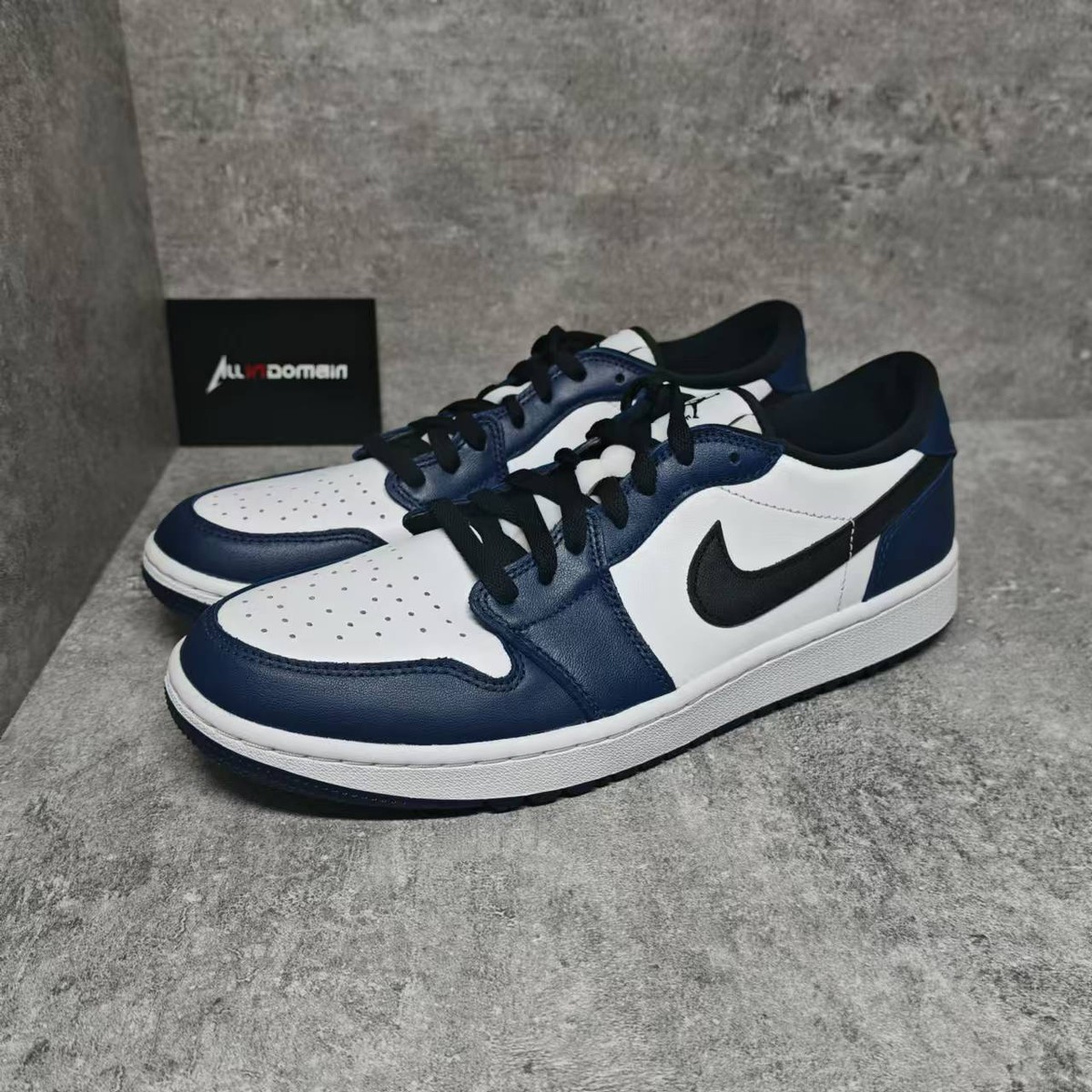 Level SS/New - Nike Air Jordan 1 Low Golf 'Midnight Navy' DD9315