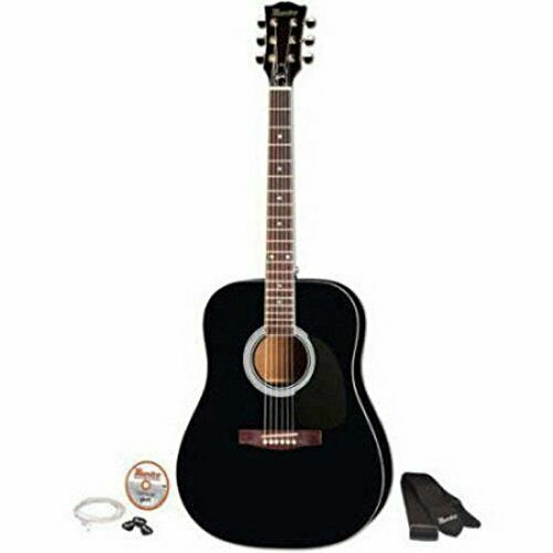 Maestro by Gibson Full Size Acoustic Guitar MA41BKCH - Black for