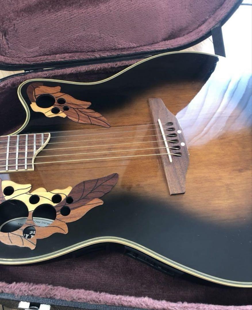 Electric Acoustic Guitar Ovation Celebrity Deluxe CC257 Sunburst