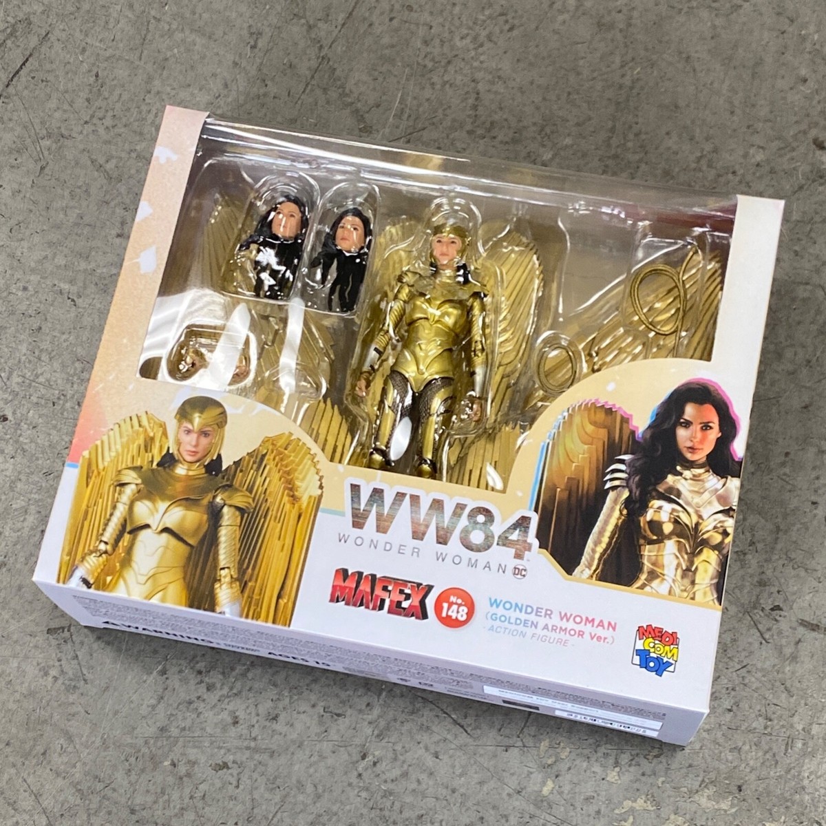 JUN219092: MEDICOM TOY MAFEX No.148 1/12 WONDER WOMAN WW84 GOLDEN