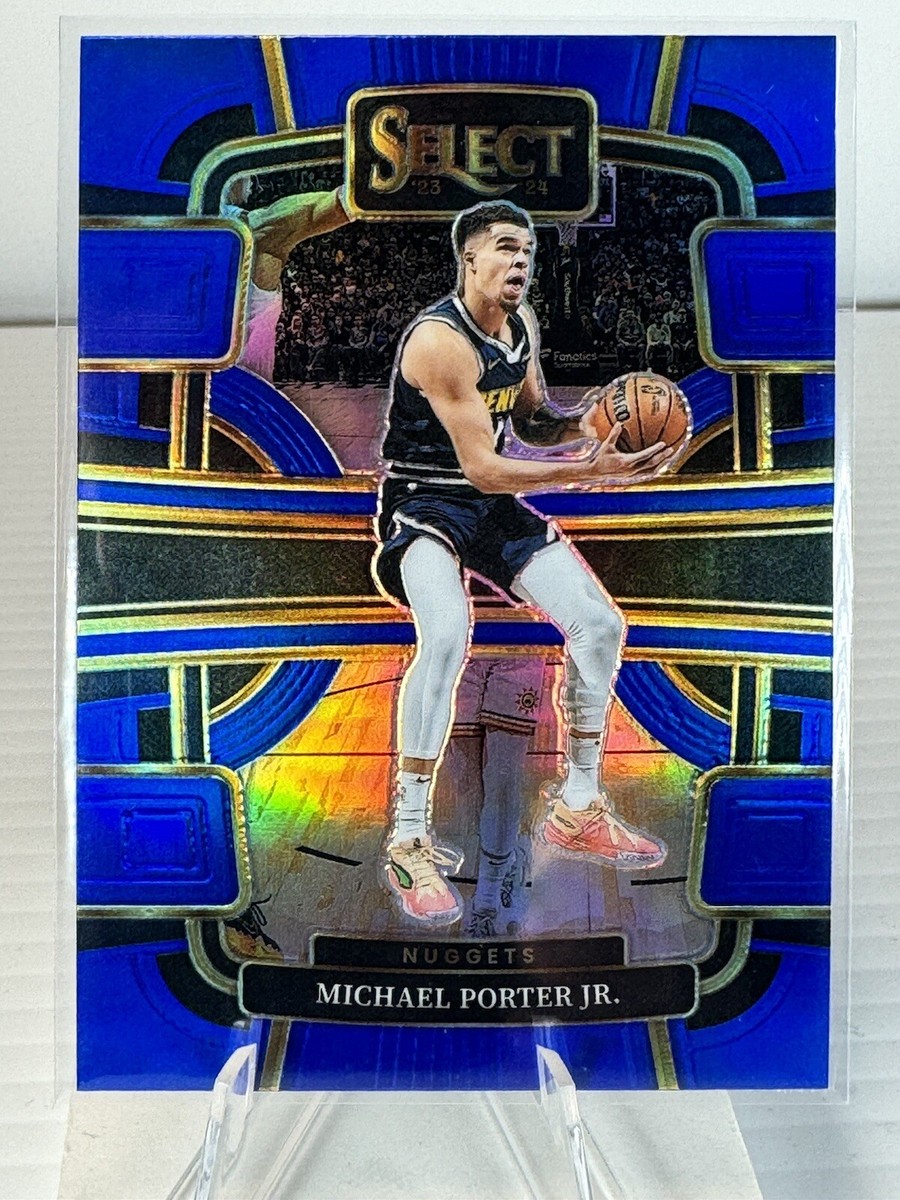 2023-24 Panini Select Michael Porter Jr. Blue Prizm Concourse