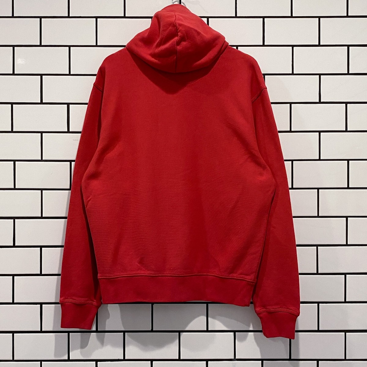 STUSSY STOCK LOGO HOOD RED | eBay