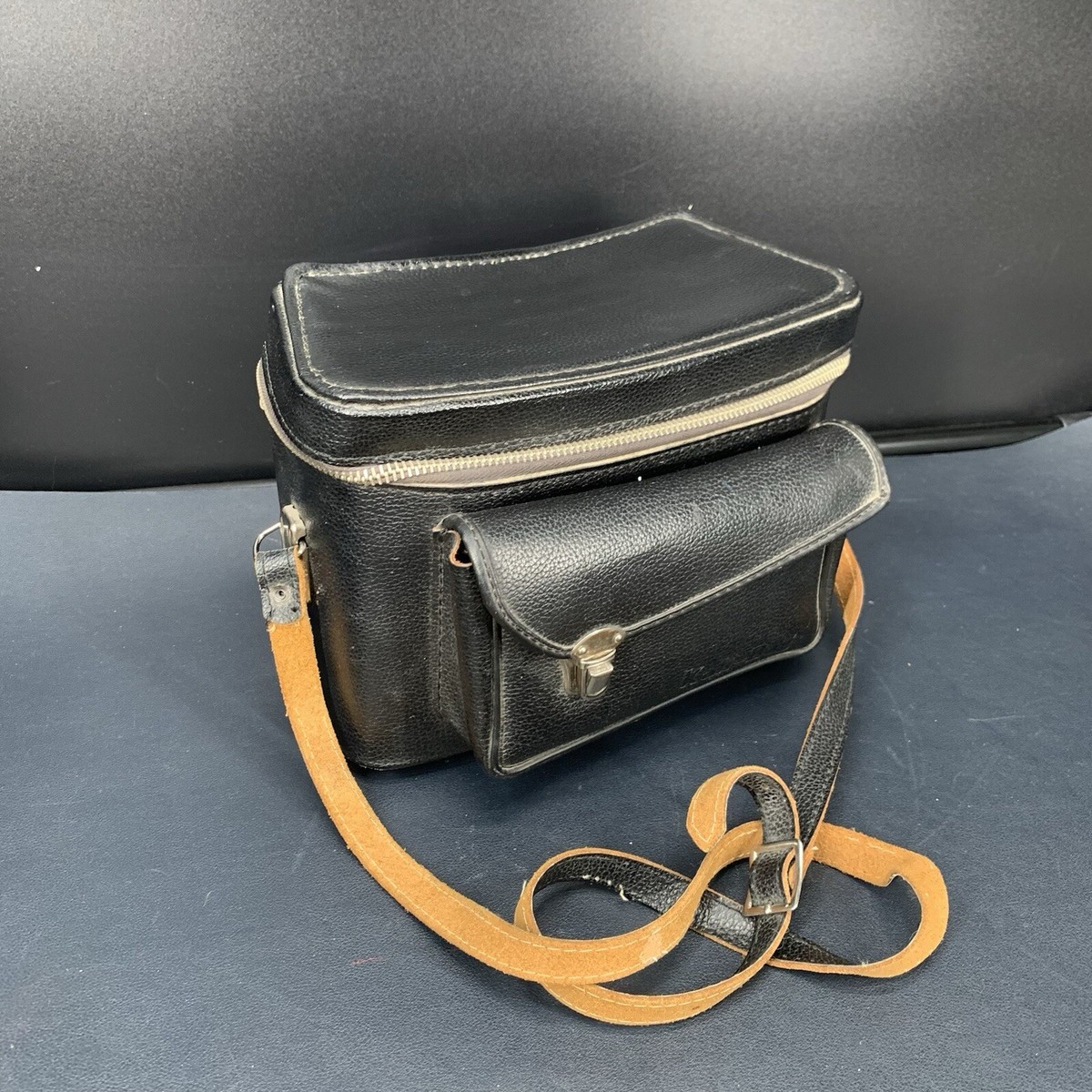 Rare Vintage Kali Bag Retro Film Camera Leather Case PB20