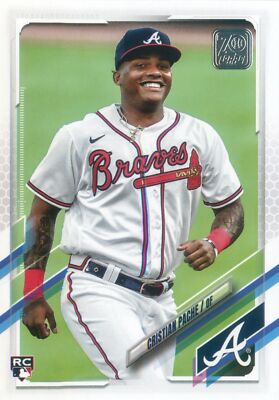 Cristian Pache RC 2021 Topps Series 1 70th Anniversary Rookie Card
