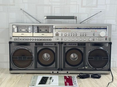 Sharp GF-919 The Searcher Dual Cassette Stereo Radio APSS Boombox