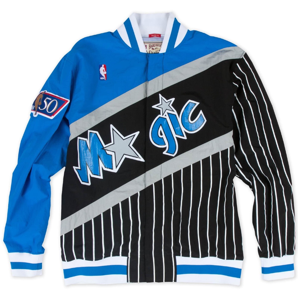 Mens Mitchell & Ness NBA AUTHENTIC WARM UP JACKET - ORLANDO MAGIC