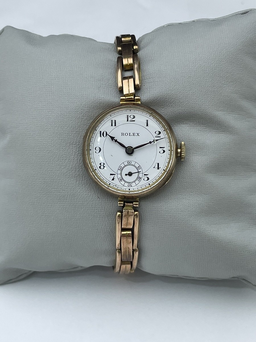 Vintage 1930's Ladies 9ct Rose Gold Rolex Watch | eBay