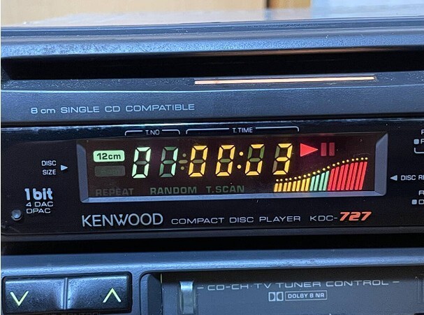 Kenwood KRC-X727 KDC-727 1DIN CD Cassette Deck Player Tested | eBay