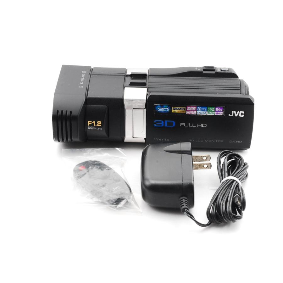 JVC Everio GS-TD1-B Full HD 3D Camcorder Hi-Vision Black from