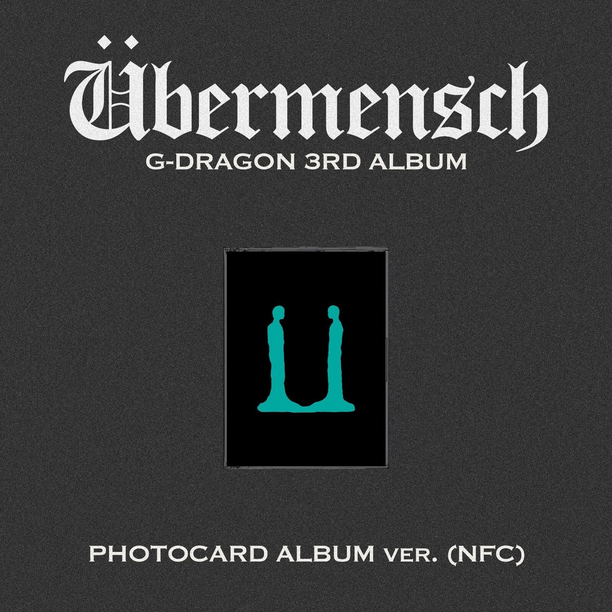 G-DRAGON GD Übermensch 3rd Studio Album PHOTOCARD ALBUM Ver (NFC