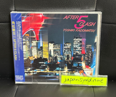 TOSHIKI KADOMATSU - AFTER 5 CLASH City Pop Album New CD | eBay