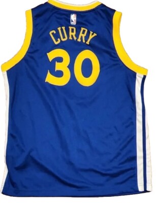NIKE #30 Steph Curry Jersey NBA GSW Golden State Warriors Men's L