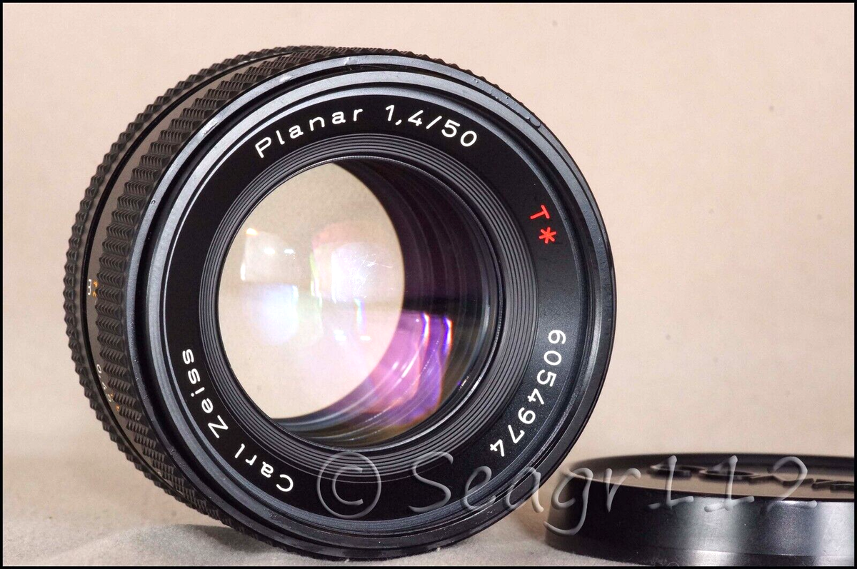Contax Carl Zeiss Planar 50mm f/1.4 T* Manual Lens - Mint | eBay